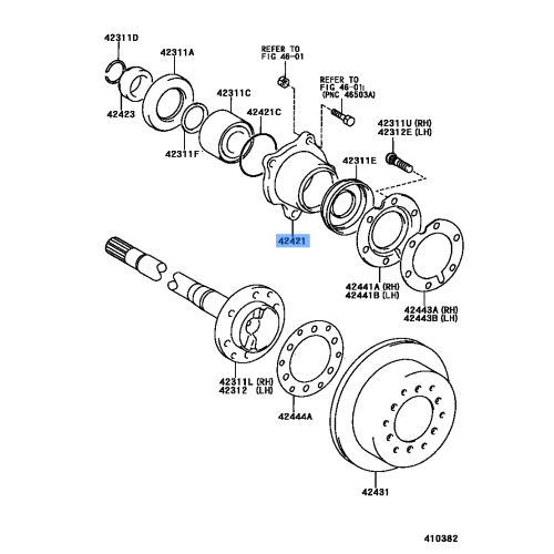 Case Rr Axle Bearing