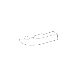 Genuine OEM Rear Driver Left Bumper Cover Reflector - BMW X3 (E83) 2007-2010