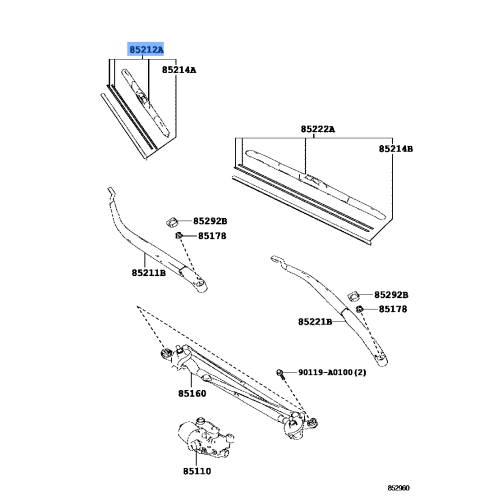 Blade Fr Wiper Rh
