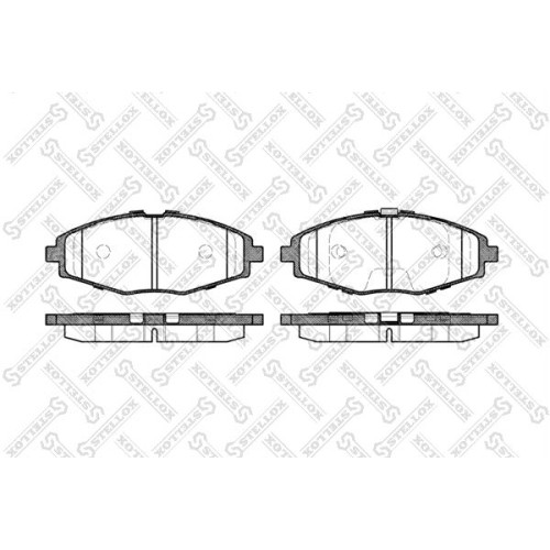 Front Brake Pad Set ! Daewoo Lanos 1.5 Vin>/Matiz Sohc 98>