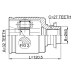 inner cv joint 32x40x27