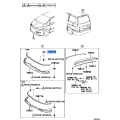 Toyota Camry ACV40 Front Spoiler Retainer No.2