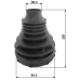 boot inner cv joint kit pvc 95.3x120x30.4