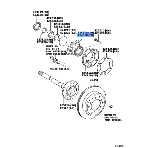 Rr Wheel Brg+Hub