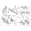 TOYOTA 04465-60230 Genuine Front Brake Pad Set