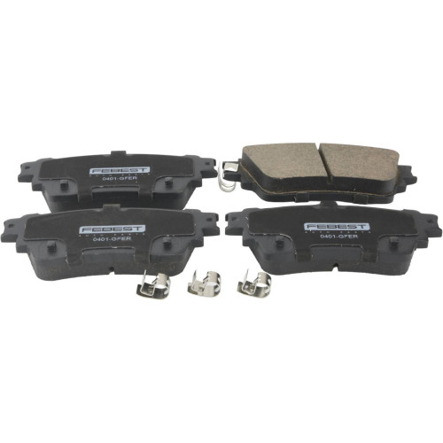 pad kit, disc brake, rear (with anti squeal shim)