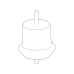 GENERAL MOTORS 25840452 Engine Front Mount