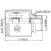 inner cv joint right 27x50x29