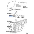 Power Window Regulator with Motor - Lexus GX470 LX570 Toyota 4Runner Rear Left