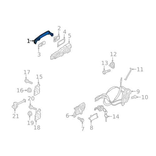 Grip-Outside Handle,Rh