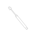 Front Hood Lift Support - Nissan Murano 2003-2007 (Left Side)