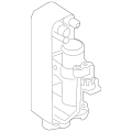 MAHLE BEHR A/C Condenser with Drier - BMW 230i M240i 330i 340i 430i 440i (F22/F23, F30/F31/F34, F32/F33/F36)