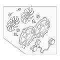 NISSAN 21481JK00A Genuine Fan Module