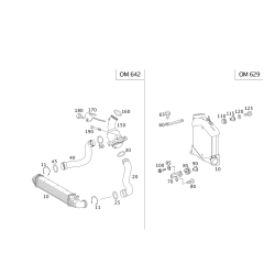 Air Cooler Seal Db W203,W211,W220,W461,W463,W163