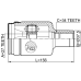 inner cv joint left 27x37.5x34