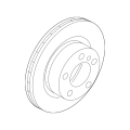 BMW Brake Disc, Ventilated (300 X 24 mm) - E82, E88, E90, E91, E92 (2006-2013)