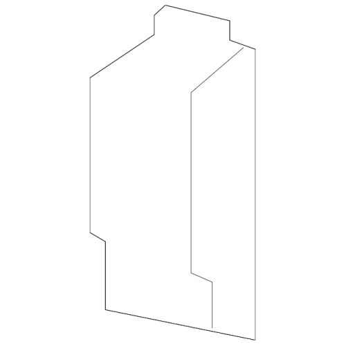 BMW X5 X6 F15 F16 Left Insert Support Genuine