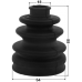 boot inner cv joint kit 64x88x18
