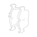 BMW Rear Disc Brake Pad Set 34216850570