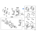 TOYOTA 04465-07010 Genuine Front Disc Brake Pad Kit