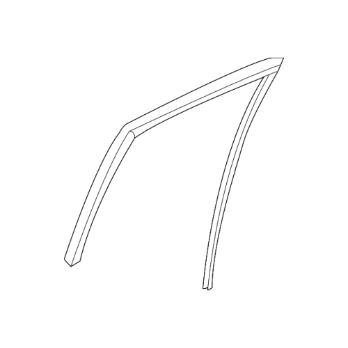 Glass Run Rubber-Rear Doo