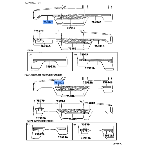 Sticker W/Over Fender