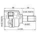 inner cv joint left 22x41x25