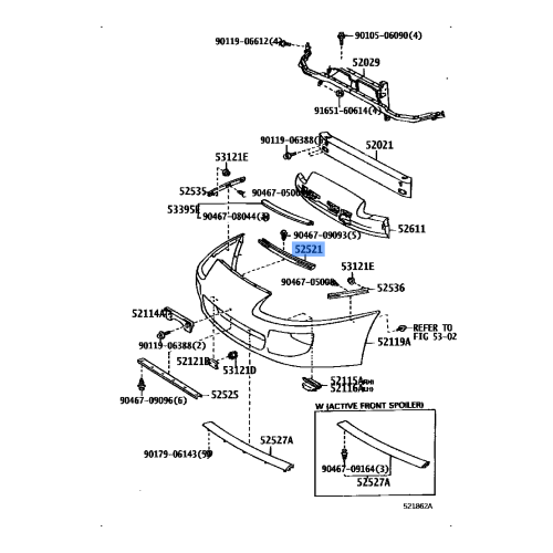 Fr Retainer Bumper