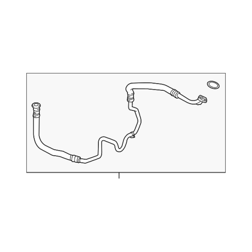 Engine Oil Cooler Hose Pipe Inlet - BMW 535i 640i