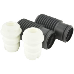 Boot with jounce bumper front shock absorber kit