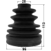 boot inner cv joint kit 96x113x28