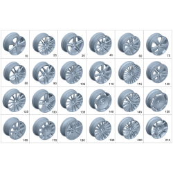 MERCEDES-BENZ 0004003200 Hub Cap