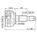 outer cv joint 22x52x33