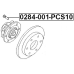 wheel stud pcs10