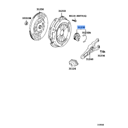 TOYOTA 31230-36200 Clutch Release Bearing