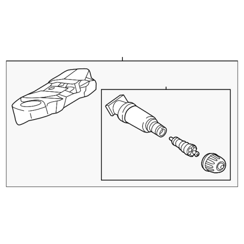 BMW TPMS Tire Pressure Monitoring Sensor 433MHz - G Series