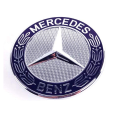 Front Hood Badge Black Emblem - Mercedes-Benz (A2078170316)