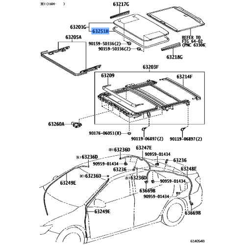 Weatherstrip,Sliding Roof