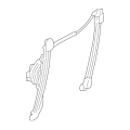 Front Left Door Window Regulator (Without Motor) - BMW E46 3-Series
