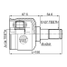 inner cv joint left 34x41x27