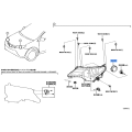 TOYOTA 81135-42520 Genuine Headlight Bulb Cap