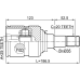 inner cv joint left 29x35x20