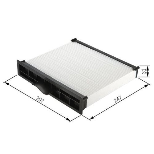 BOSCH 1987432315 Cabin Filter Activated Carbon