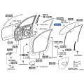 TOYOTA 75927-60010 Genuine Black Out Tape No. 4 Right Hand