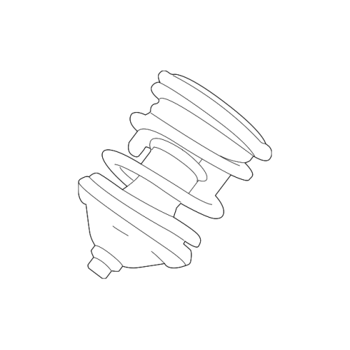Genuine OEM Engine Coolant Thermostat - BMW 11518512234