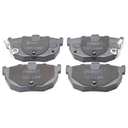 pad kit, disc brake, rear - kit (with anti squeal shim)