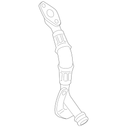 Turbocharger Oil Line - BMW 740i 740Li (2010-2012) - Oil Outlet Tube