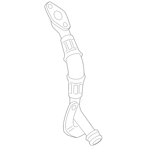 Turbocharger Oil Line - BMW 740i 740Li (2010-2012) - Oil Outlet Tube