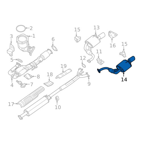 Muffler Assy-Exhaust,Main