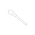 Genuine Nissan Inner Tie Rod D8521-1AA0A - Murano 2009-2014, Left Side